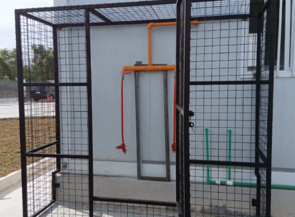 LPG LINE INSTALLATION C/W LPG RACK