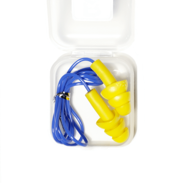 EARPLUG PVC CORD BLUE
