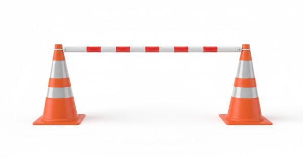 SAFETY CONE BAR 2MTR RETRACABLE