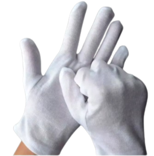 WHITE COTTON GLOVE